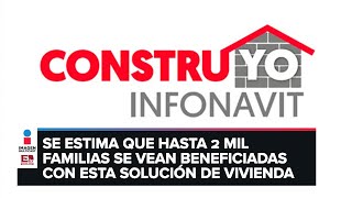 Infonavit inicia operaciones de crédito ConstruYO para autoproducción de vivienda [upl. by Enerehs]