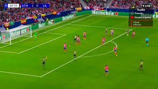 Edon Zhegrova Amazing Goal Atletico Madrid vs Lille 13 Highlights and All Goals [upl. by Kcaz66]