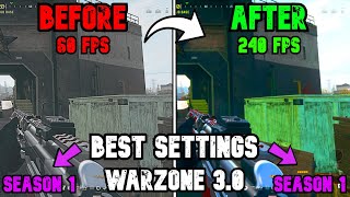 BEST PC Settings for Warzone 3 SEASON 1 Optimize FPS amp Visibility [upl. by Nivonod]