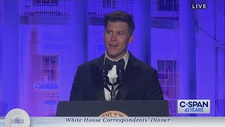 Colin Jost complete remarks at 2024 White House Correspondents Dinner CSPAN [upl. by Airreis163]