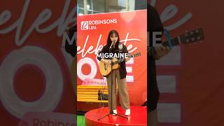 Migraine by Moonstar88  Veronica Live Performancein Robinsons Lipa verocovers song acoustic [upl. by Neerod718]