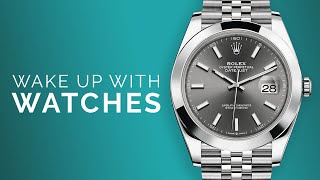 Rolex Datejust 41 DARK RHODIUM Omega Seamaster Diver 300M Luxury Watch Shopping From Home [upl. by Deanna]