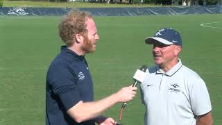 Highlights WSOC Head Coach Todd Dyer Post Game Interview vs GardnerWebb [upl. by Camroc]