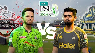 Qalandars’ Battle for Survival🔥 PZ vs LQ PSL 9 Highlights 🏏Cricket 24 [upl. by Apollo262]