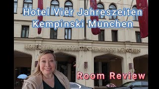 Need a Hotel During Oktoberfest Check out Hotel Vier Jahreszeiten Kempinski Munchen  Room Review [upl. by Eneluj822]