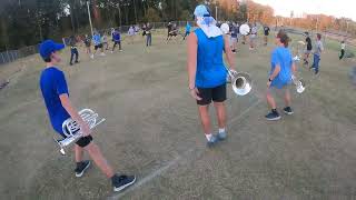 Mellophone Solo Headcam  Lakeland Prep Marching Band 2024 [upl. by Zicarelli]