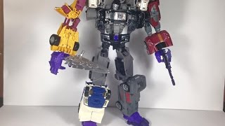 Transformers Combiner Wars Menasor Review en español [upl. by Mak]