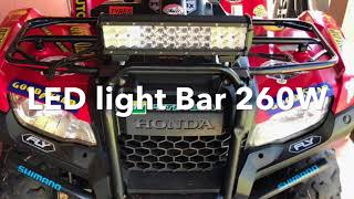 QUADRICICLO HONDA Fourtrax com Barra de LED [upl. by Haiel110]