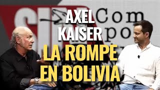 quotLOS SOCIALISTAS SON LOS MÁS GRANDES CRIMINALESquot AXEL KAISER LA ROMPE EN BOLIVIA  181223 [upl. by Akcirehs]