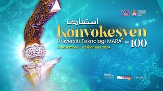 Istiadat Konvokesyen UiTM ke100 Sidang 2 [upl. by Oiluarb]