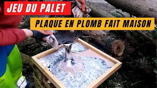 Faire une plaque du jeu de palet en plomb de récup transformer le plomb en € [upl. by Gert293]