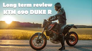 Long term review  KTM 690 Duke R A2 2017 [upl. by Aicinoid]