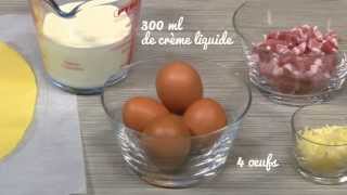 Recette simple et facile  la quiche lorraine [upl. by Larue]