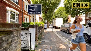 Walking along Wandsworth Bridge Road Fulham London Walking Tour 4K HDR [upl. by Damas]