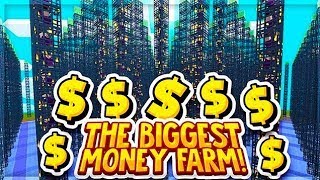 MAKING MY ENTIRE ISLAND A MASSIVE MONEY FARM   Minecraft Skyblock  EnchantedMC [upl. by Odnumyar]