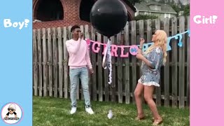 BEST OF 2017 BABY GENDER REVEAL  UNIQUE SHOWER IDEAS [upl. by Bentley]