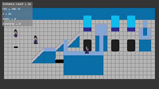 Game Maker Studio 2  Top Down Platformer Jumping Test [upl. by Zillah]