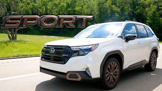 Review 2025 Subaru Forester Sport  Underwhelming [upl. by Alsworth]