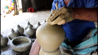 How to make a Clay Piggy Bank  Traditional Way  Pottery  Diya making ideas  DIY  Clay [upl. by Lectra]