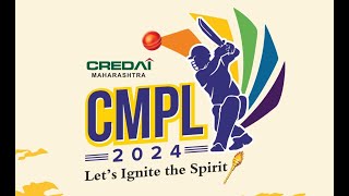 CREDAI MAHARASHTRA  CMPL 2024  GARWARE STADIUM  SEMIFINALS [upl. by Oflodor40]