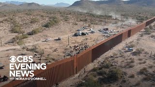 Arizona border crossing closes after influx of migrants [upl. by Analise889]