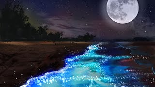 Música Para Dormir Bien y Calmar la Mente  Mar y Luna Relajante  Música Tranquila para Dormir [upl. by Maccarone]