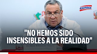 🔴🔵Gustavo Adrianzén ante ola de extorsiones quotNo hemos sido insensibles a la realidadquot [upl. by Eliathan791]