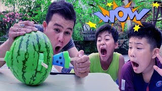 Dưa Hấu Biến ❤ ChiChi Family ❤ Đồ Chơi Watermelon Fun [upl. by Harrad]