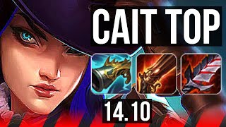 CAITLYN vs FIORA TOP  Rank 8 Cait Dominating  EUW Grandmaster  1410 [upl. by Nylyoj]