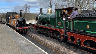 Bluebell Railway Shuttle Service amp Golden Arrow at Sheffield Park 11032023 [upl. by Nywled971]