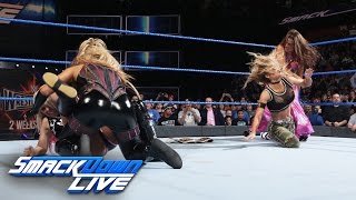 Becky Lynch vs Carmella SmackDown LIVE March 21 2017 [upl. by Haymo]