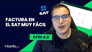 ¡Factura con CFDI 40 en MENOS de 5 minutos 😱  Factura SAT México 2022 [upl. by Willamina]