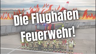 LÖSCHEN am FLUGHAFEN DIE FEUERWEHR 🚒 🔥 [upl. by Ayikat]