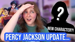 Percy Jackson Season 2 UPDATE  NEW CHARACTER ALERT [upl. by Yelnet]