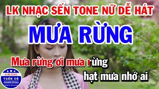 Karaoke Liên Khúc Nhạc Sống  Mưa Rừng  Nhớ Nhau Hoài [upl. by Clywd7]