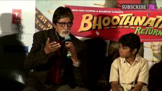 Bhoothnath Returns TRAILER Launch  Amitabh Bachchan [upl. by Nalyac817]