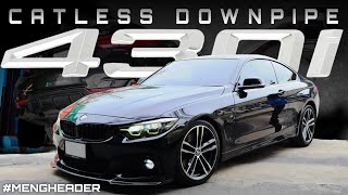 BMW 430i Coupe M Sport F32  ติดตั้ง Catless Downpipe [upl. by Yrellih545]