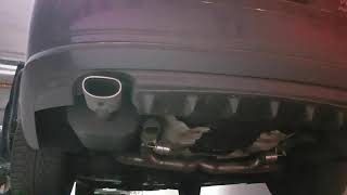 Volvo S80 V8 CUSTOM EXHAUST COLD START SOUND REVS [upl. by Dwaine468]