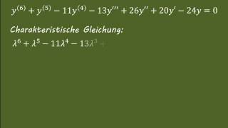 Gewöhnliche DGL 31 Lineare DGL nter Ordnung 3 Fundamentalsystem bestimmen [upl. by Ariaek969]