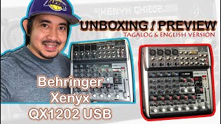 Unboxing Behringer QX1202 USB Xenyx Premium 12 Inputs 2 with Audio Interface and FX Effects [upl. by Valoniah]