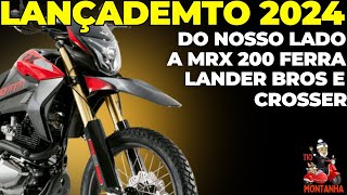 Lançamento 2024 MRX 200 complica Lander 250 Bros 160 e Crosser 150 [upl. by Macey]