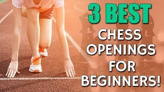 3 Best Chess Openings 👍 for Beginners with FM Sebastian Fell [upl. by Winter]