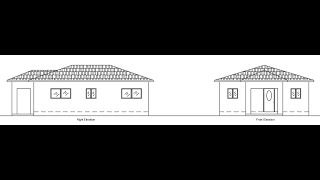 How to Draw Elevations From Simple Floor Plans in Auto CAD [upl. by Ainola682]