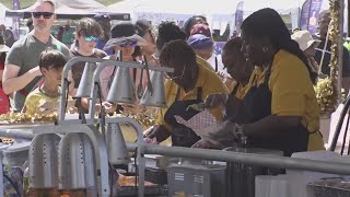 Fried Chicken Fest draws in large crowds [upl. by Esenahs338]