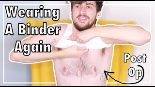 Trans Guy Wearing A Binder Again  amp Giveaway [upl. by Amikay]