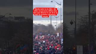 Des milliers de personnes de la diaspora ultramarine ont défilé dans les rues de Paris [upl. by Nert165]