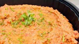 Muhammara Recipe Roasted Red Pepper Dip [upl. by Dail]