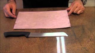 Knife Sharpening Kitchen Knife Sharpening How To Sharpen A Serrated Knife Blade [upl. by Arihaj]