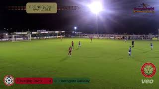 100924 Pickering Town FC vs Harrogate Railway Athletic Highlights League Cup 2nd Round [upl. by Paehpos]