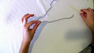 How to Measure the Yarn for a Long Tail Cast On [upl. by Lleder]